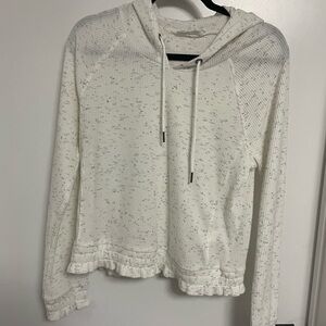Cozy White Speckled Women's Hoodie